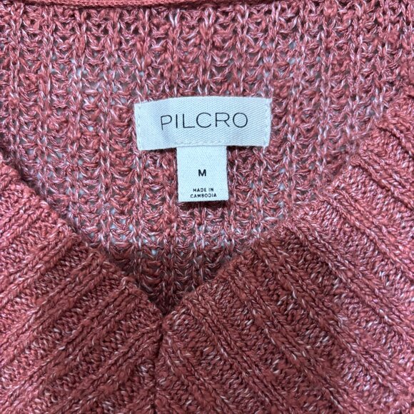 Pilcro-Anthropologie V-Neck Slouchy Sweater, Size M - Picture 4 of 6